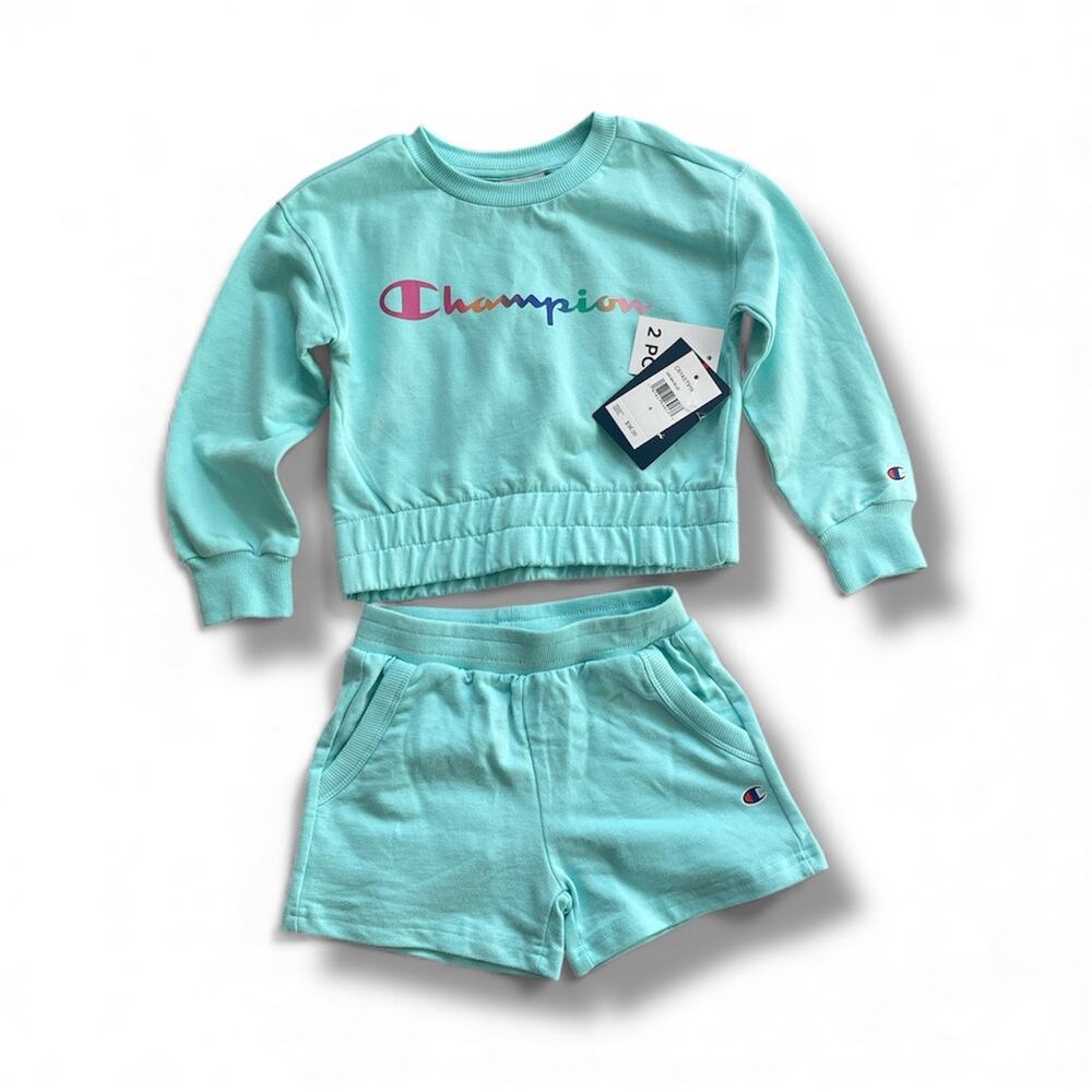 Champion Girls Sweatshirt & Short Set